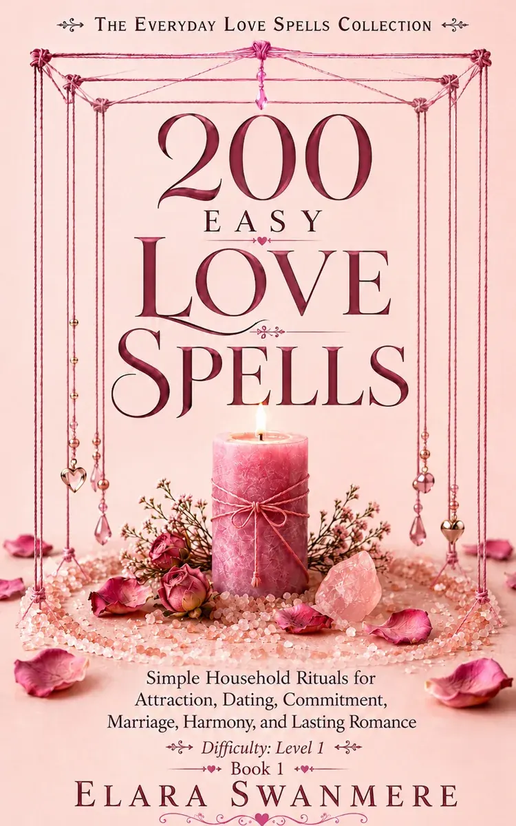 Cover of 200 Easy Love Spells: A Practical Household Spellbook
